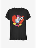 Disney Mickey Mouse & Minnie Mouse Be Mine Girls T-Shirt