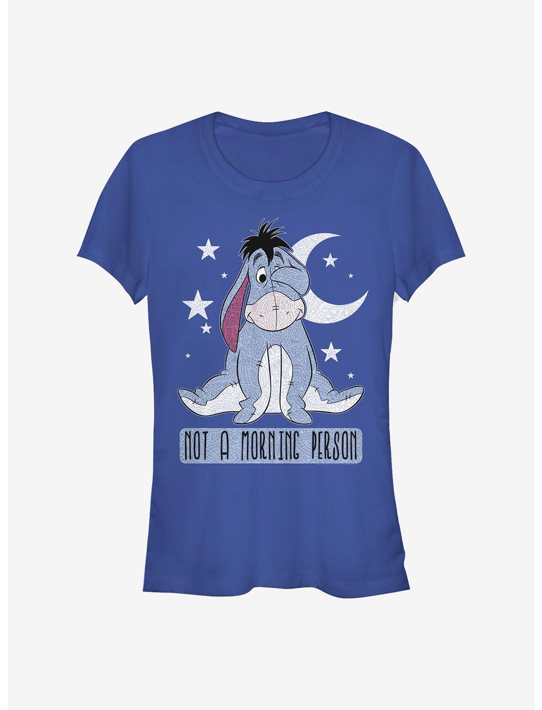 Disney Winnie The Pooh Eeyore Not Morning Girls T-Shirt