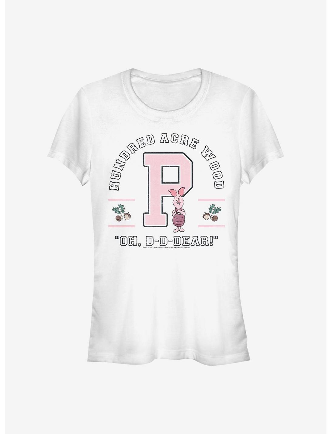 Disney Winnie The Pooh Piglet Collegiate Girls T-Shirt