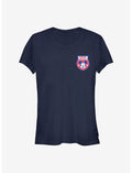 Disney Mickey Mouse France Badge Girls T-Shirt