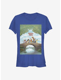 Disney Winnie The Pooh Movie Poster Girls T-Shirt