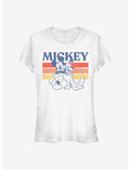 Disney Mickey Mouse & Pluto Retro Squad Girls T-Shirt