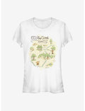 Disney Winnie The Pooh Acre Map Girls T-Shirt