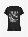 Castlevania Trevor Badge Girls T-Shirt