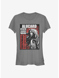 Castlevania Alucard Japanese Text Girls T-Shirt