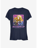 Castlevania Japanese Text Group Girls T-Shirt