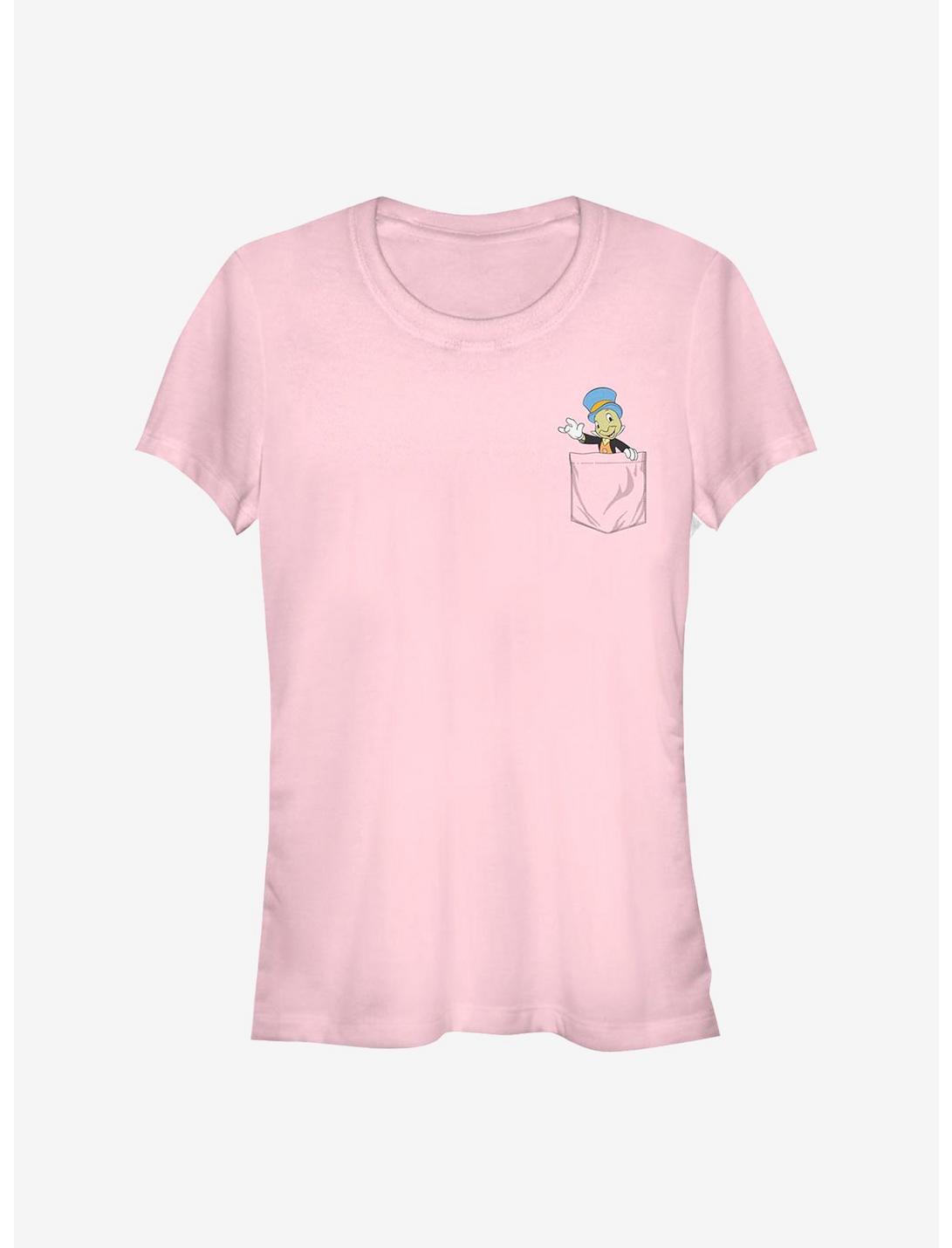 Disney Pinocchio Jiminy Faux Pocket Girls T-Shirt