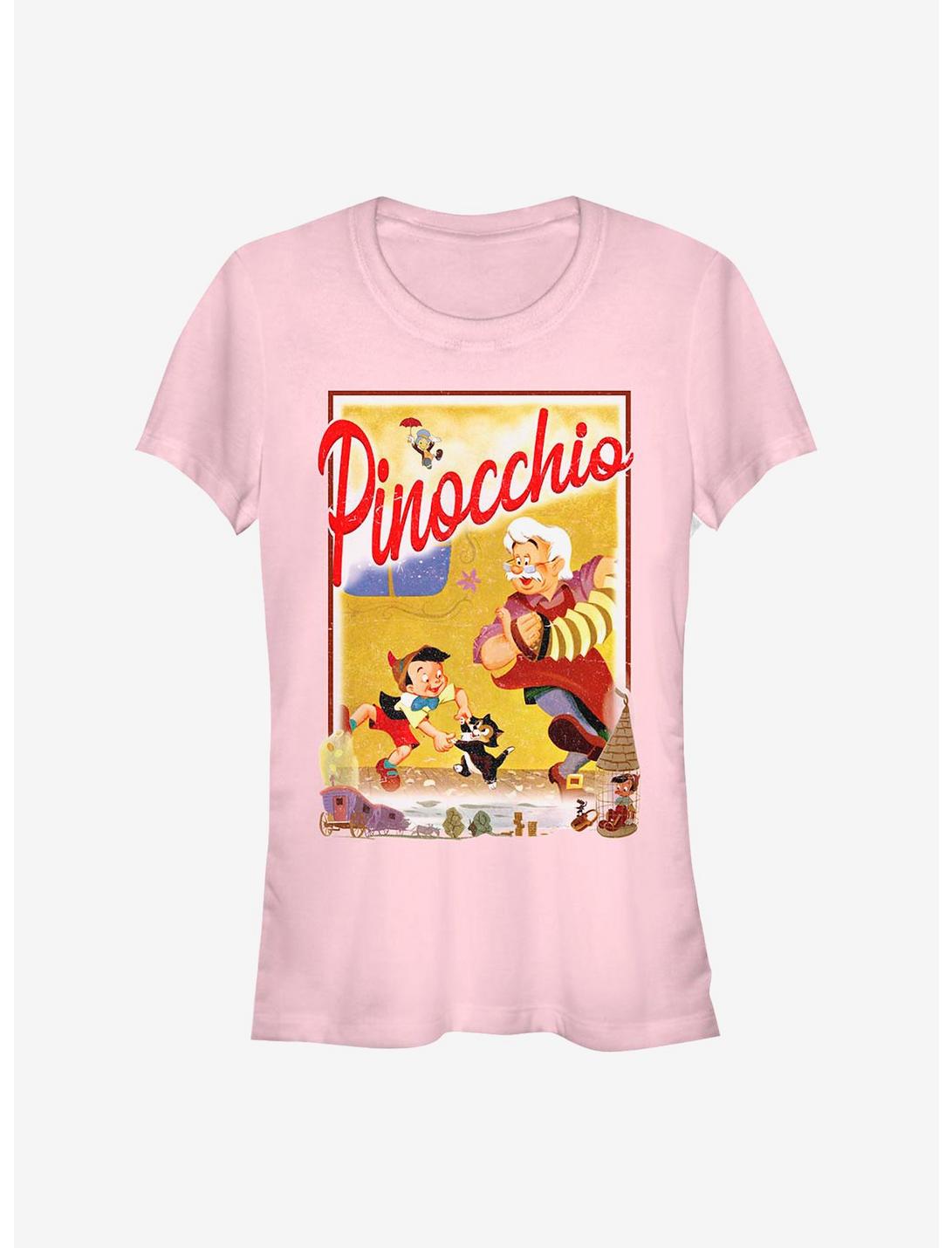 Disney Pinocchio Storybook Poster Girls T-Shirt