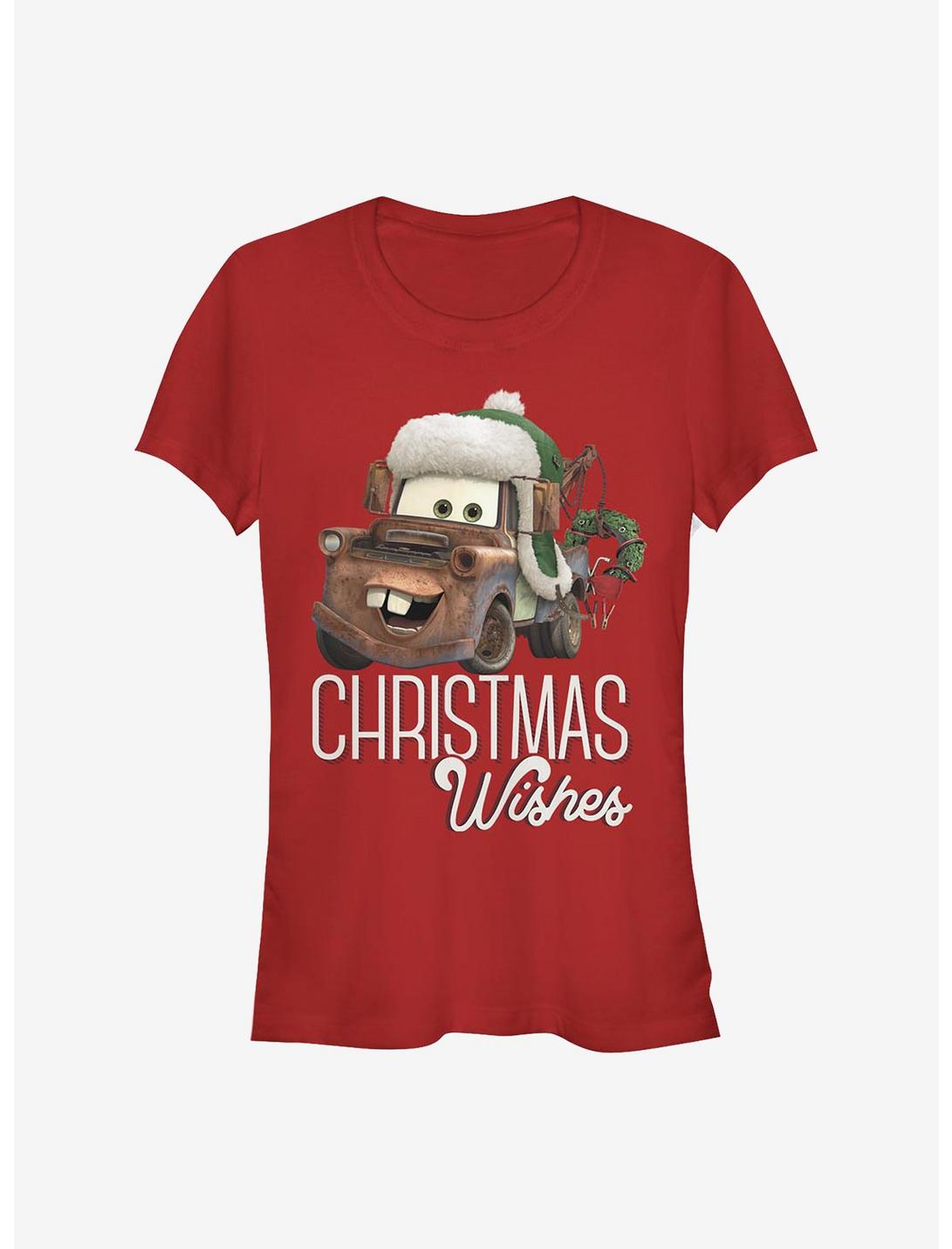 Disney Pixar Cars Christmas Wishes Girls T-Shirt