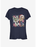 Disney Pixar Toy Story Argyle Christmas Girls T-Shirt