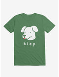 Blep Dog Kelly Green T-Shirt
