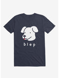 Blep Dog Navy Blue T-Shirt