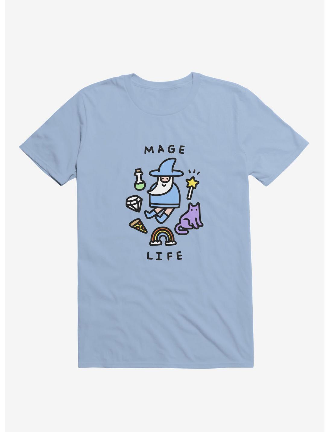Mage Life Wizard Light Blue T-Shirt