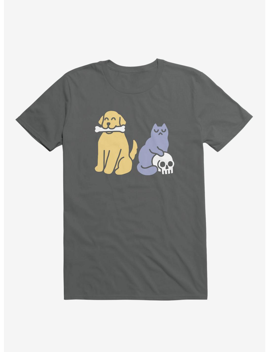 Good Dog Bad Cat Asphalt Grey T-Shirt