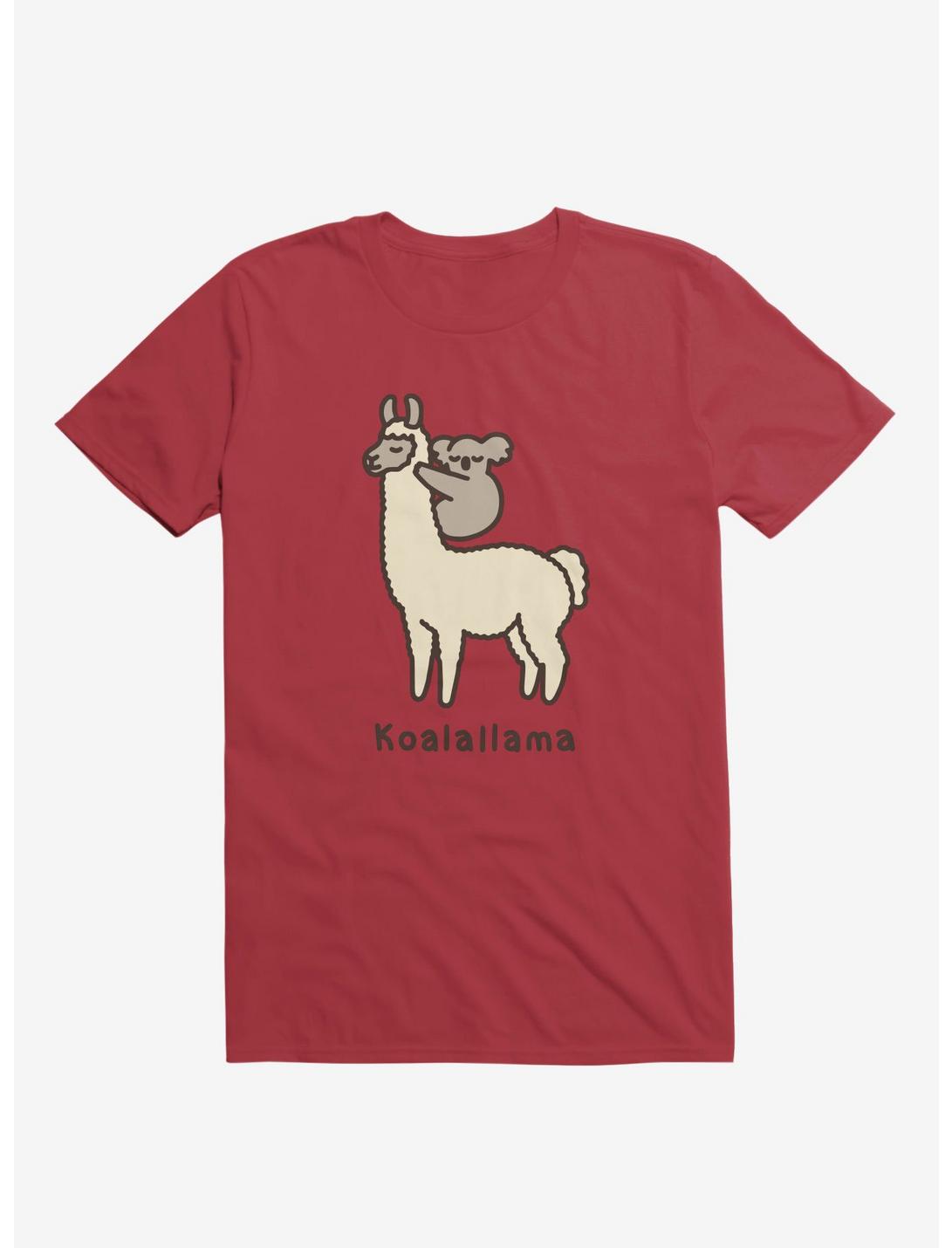 Koalallama Koala And Llama Red T-Shirt