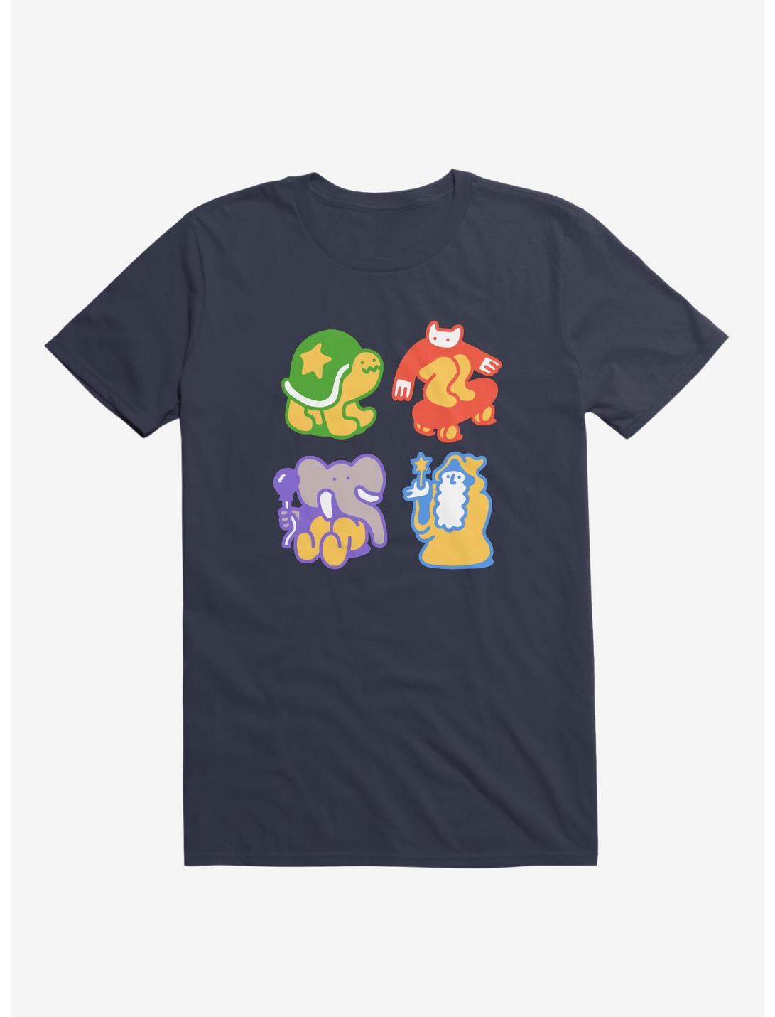 Doodle Buddies Navy Blue T-Shirt