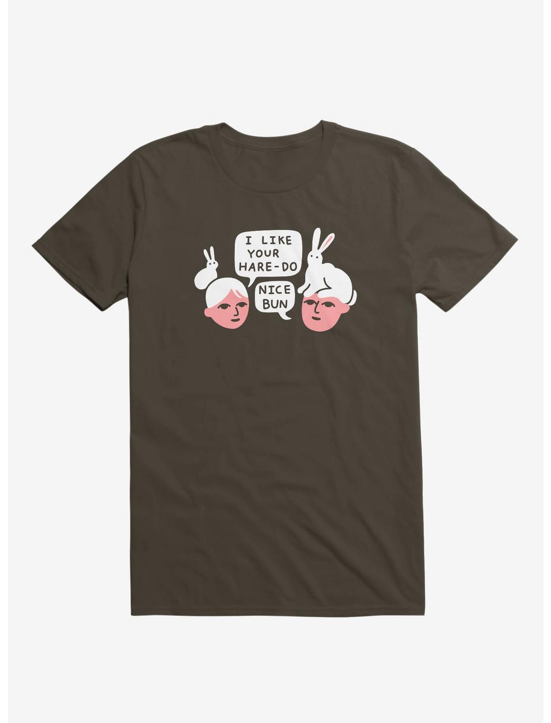 Hare-Do Bunny Brown T-Shirt
