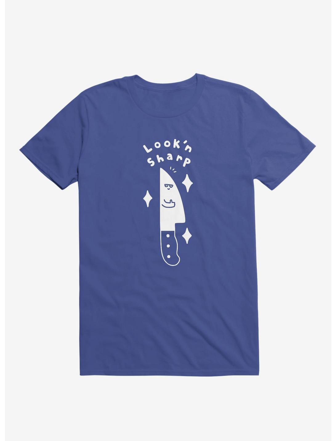 Look'n Sharp Knife Royal Blue T-Shirt