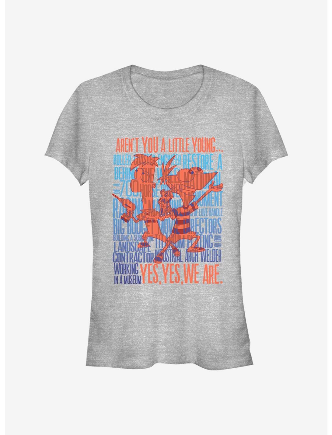 Disney Phineas And Ferb A Little Young Girls T-Shirt
