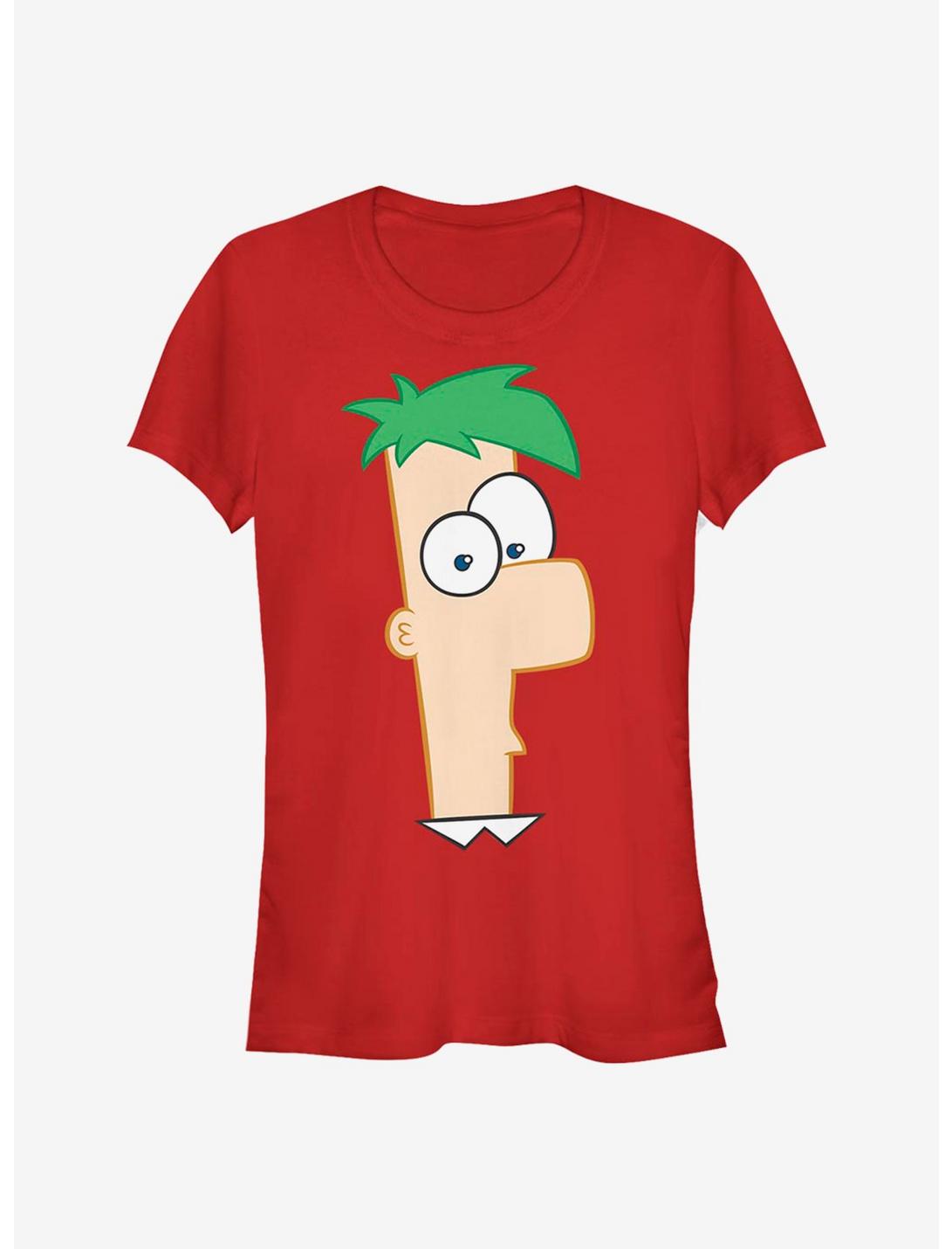 Disney Phineas And Ferb Large Ferb Girls T-Shirt