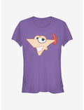 Disney Phineas And Ferb Large Phineas Girls T-Shirt