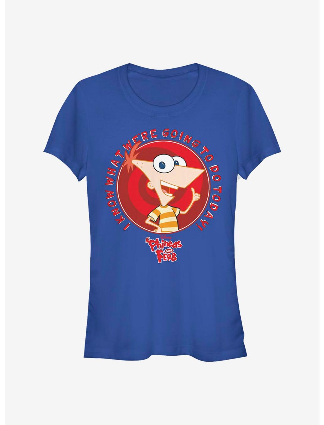 Disney Phineas And Ferb Phineas Do Today Girls T-Shirt
