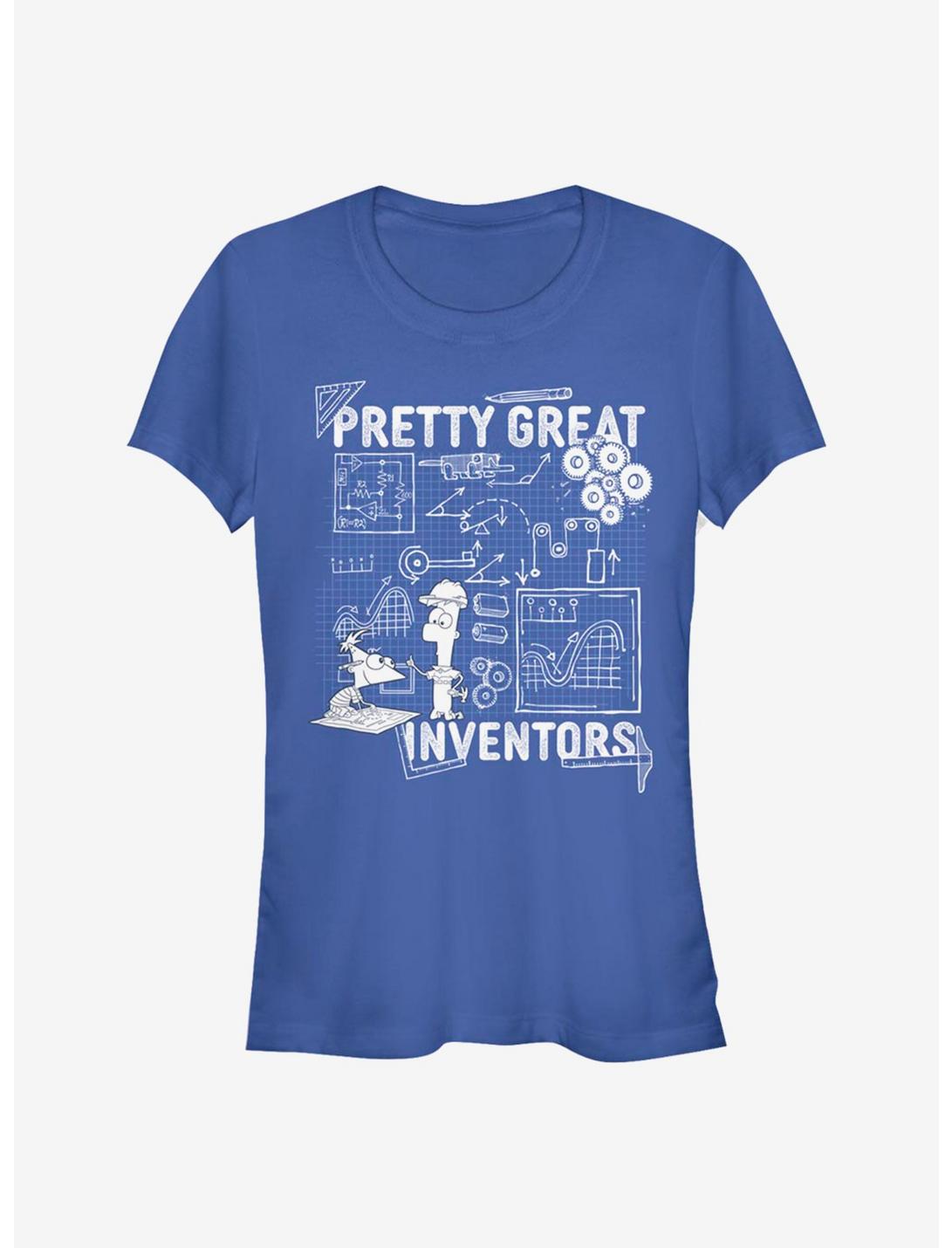 Disney Phineas And Ferb Really Great Inventors Girls T-Shirt