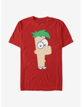 Disney Phineas And Ferb Large Ferb T-Shirt