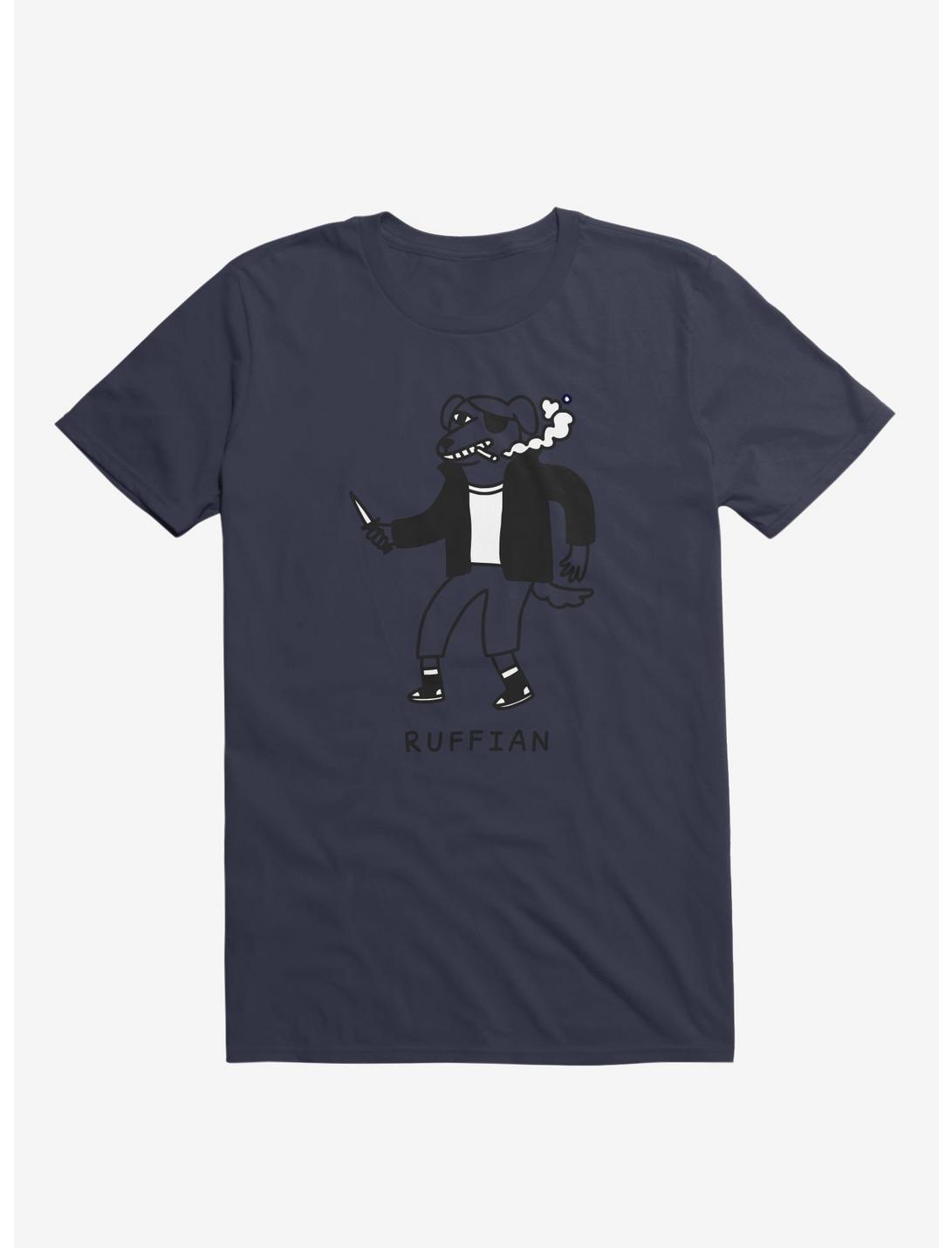 Ruffian Dog Navy Blue T-Shirt