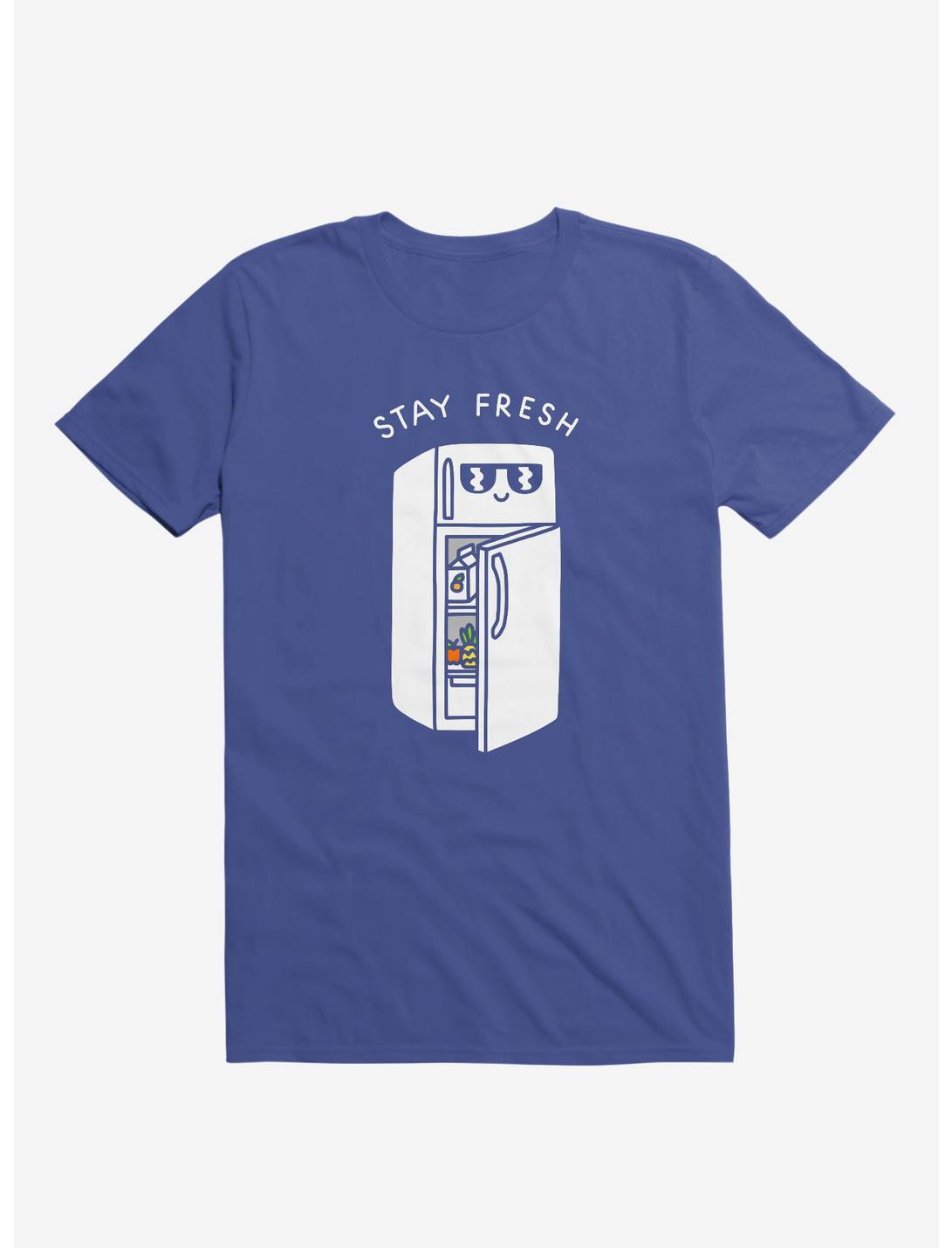 Stay Fresh Refrigerator Royal Blue T-Shirt