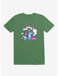 Unicorns Everywhere! Kelly Green T-Shirt