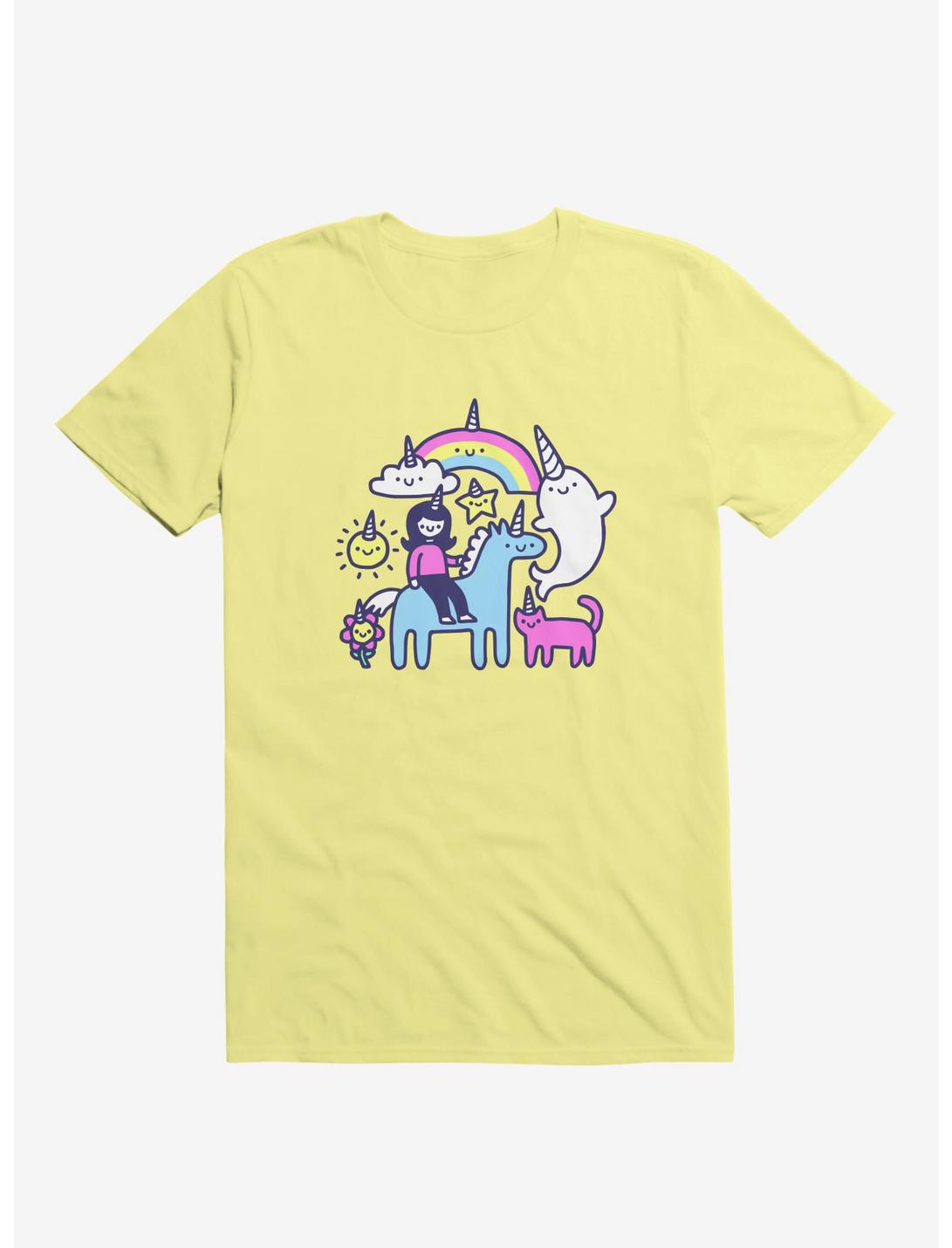 Unicorns Everywhere! Yellow T-Shirt