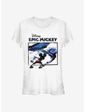 Disney Epic Mickey Paintbrush Splatter Girls T-Shirt
