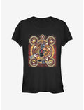 Disney Kingdom Hearts Group Circle Kingdome Girls T-Shirt
