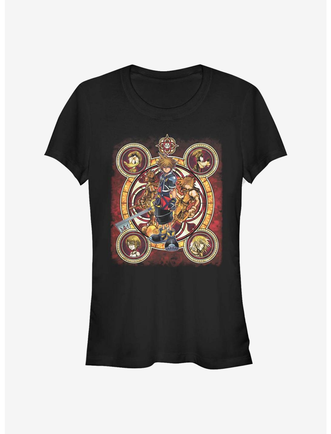 Disney Kingdom Hearts Group Circle Kingdome Girls T-Shirt