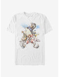 Disney Kingdom Hearts Group In The Clouds T-Shirt