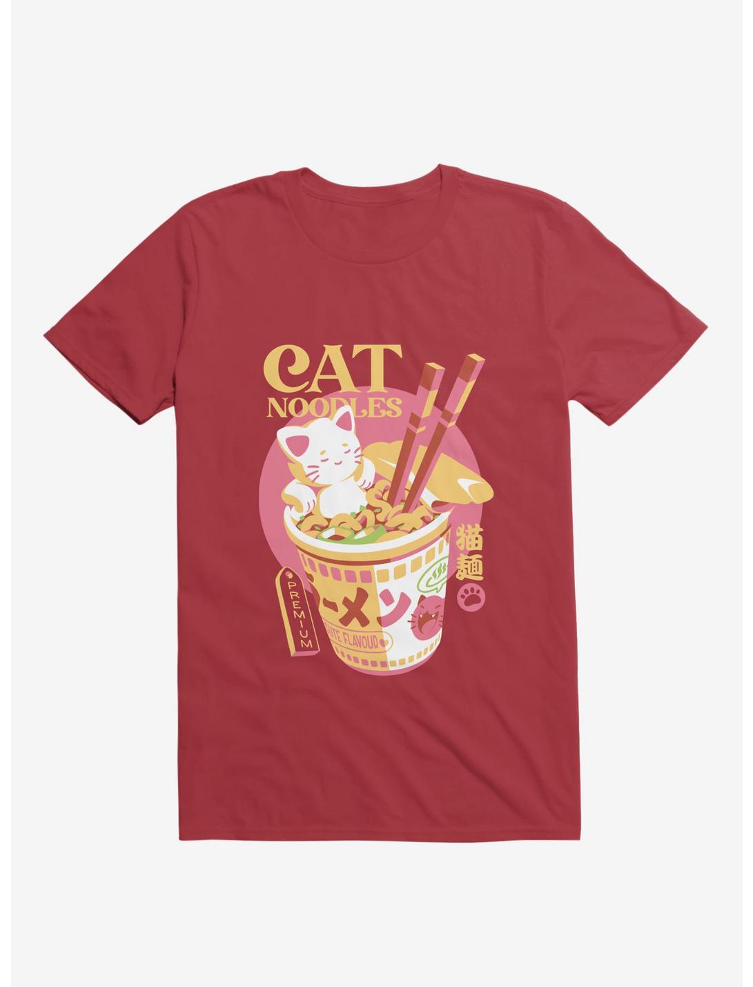 Cat Noodles Red T-Shirt