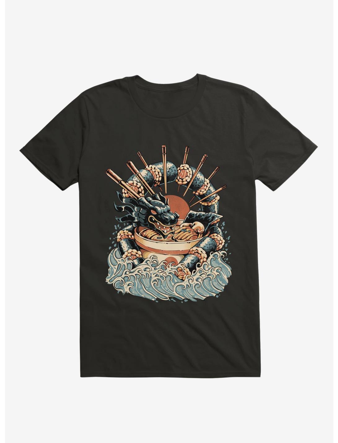Dragon Sushi Ramen Ocean Black T-Shirt