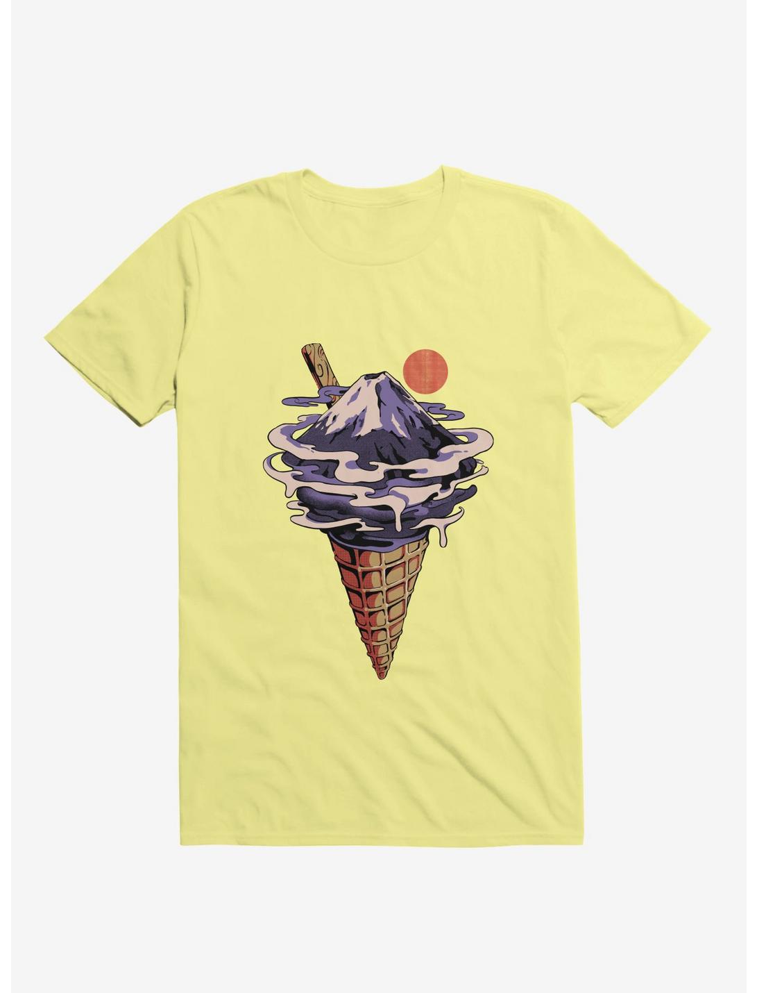 Fuji Flavor Ice Cream Corn Silk Yellow T-Shirt