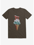 Japanese Flavor Ice Cream Brown T-Shirt