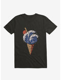 Kanagawa Ice Cream Black T-Shirt