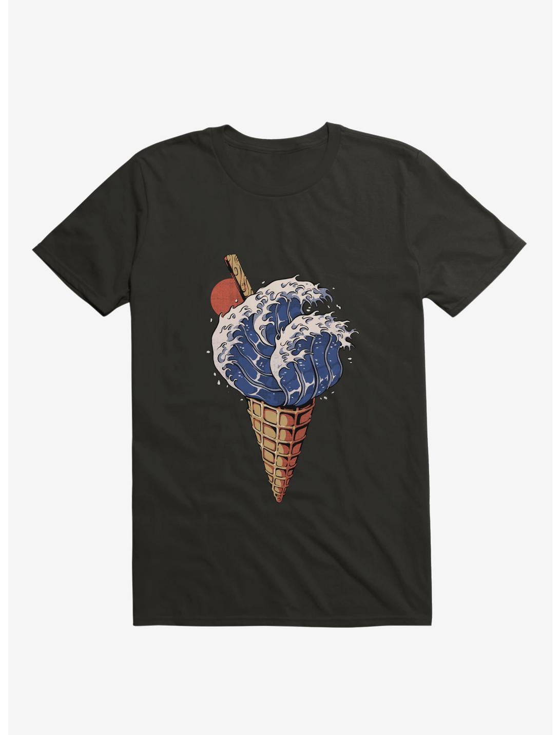 Kanagawa Ice Cream Black T-Shirt