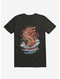 Ramen Noodle Dragon Black T-Shirt
