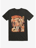 Retro Phonezilla Ring Ring Black T-Shirt