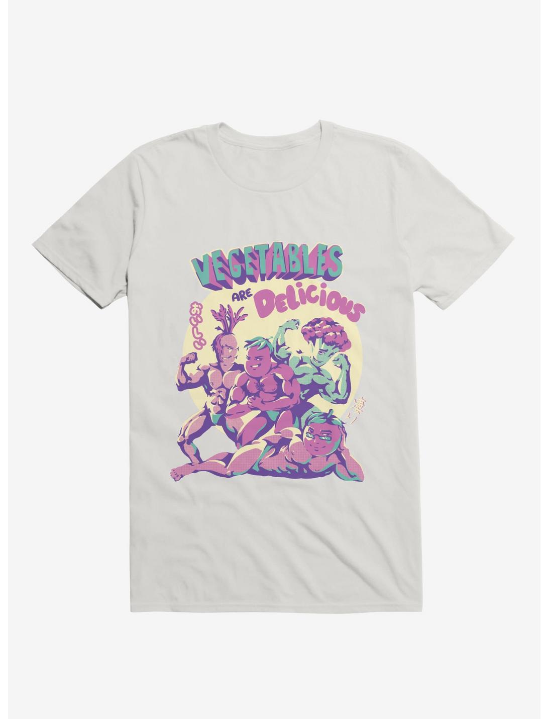 Vegetables Are Delicious White T-Shirt