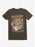 Black Coffee Cat As Good As Black Magic Brown T-Shirt