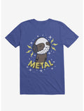 Metal Is My Co-Pilot Royal Blue T-Shirt