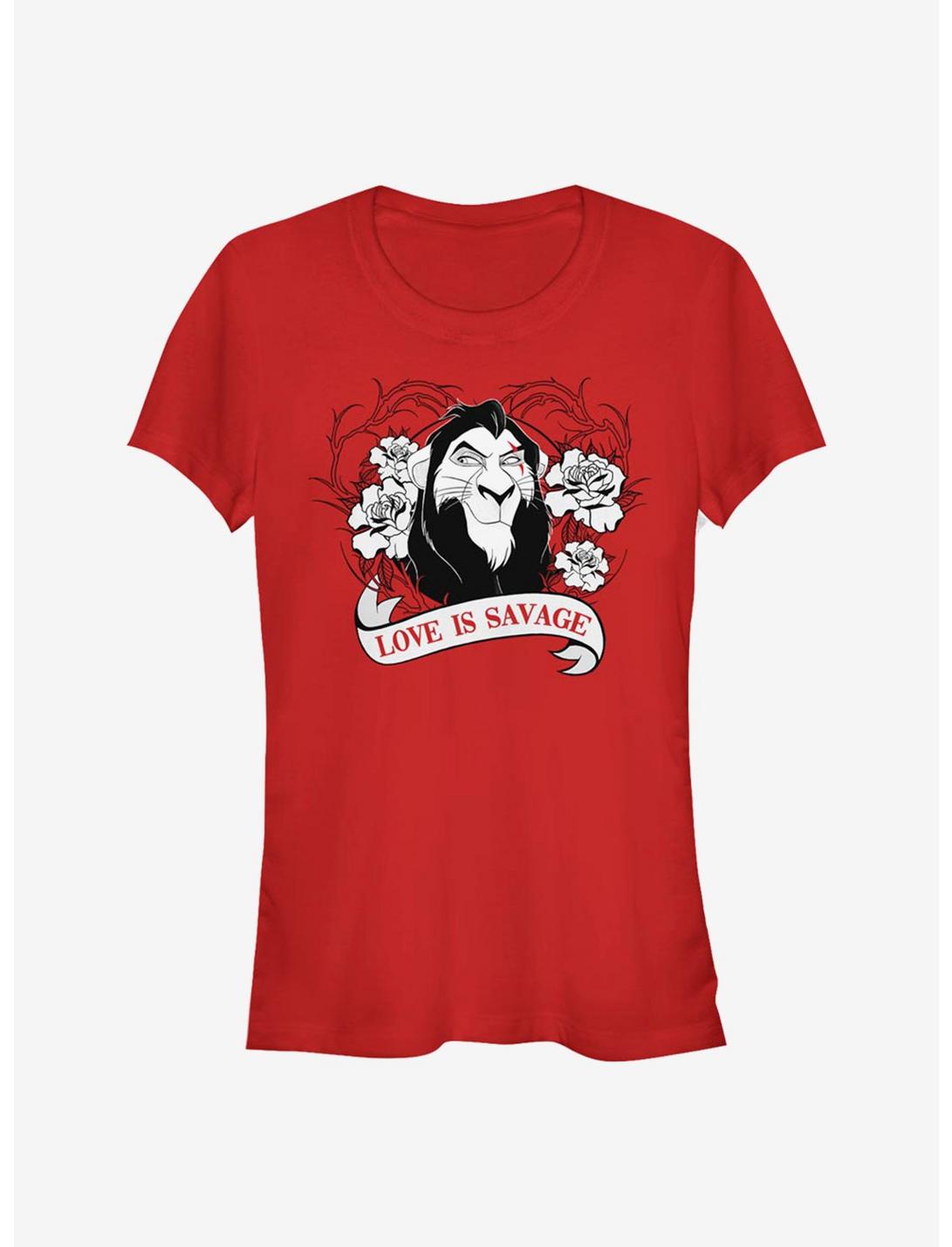 Disney The Lion King Love Is Savage Girls T-Shirt