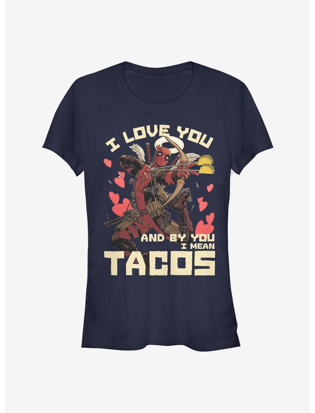 Marvel Deadpool Taco Love Girls T-Shirt