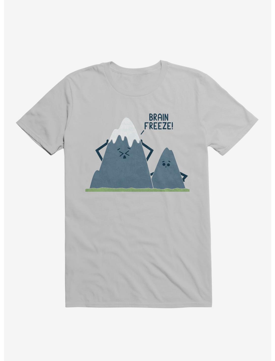 Brain Freeze! Mount Everest Ice Grey T-Shirt